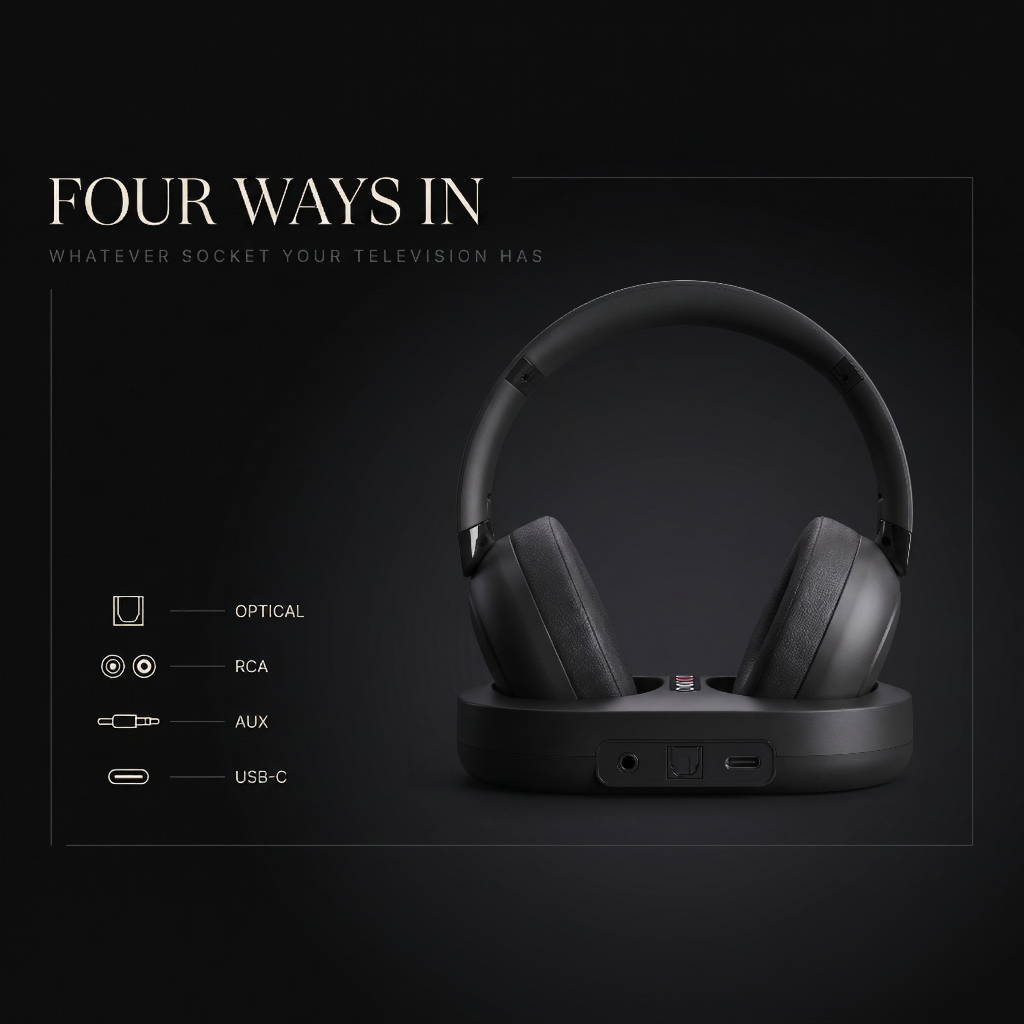 Nocs & Sound Wireless TV Headphones